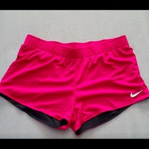 Hot Pink and Black Reversible Shorts